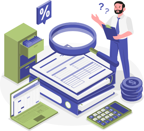 Equipo contable analizando información